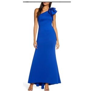 Eliza J One shoulder gown
